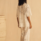 Lace Cropped Pant - Merletti
