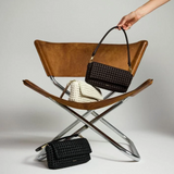 Milla Shoulder Bag - Quartz Fine Braid
