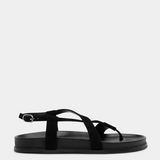 Maddison Sandal - Black Suede