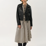 Madison Leather Jacket - Black