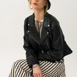 Madison Leather Jacket - Black