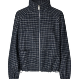 Mae Jacket - Dark Blue Check