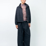 Mae Jacket - Dark Blue Check