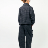 Mae Jacket - Dark Blue Check