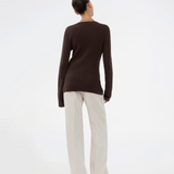 Uvis Cardigan - Seal Brown