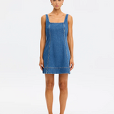 Oriana Denim Mini Dress - Indigo
