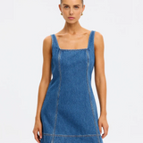 Oriana Denim Mini Dress - Indigo