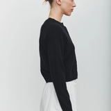 Orina Cotton Cashmere Cardigan - Black