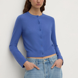 Orina Cotton Cashmere Cardigan - New Blue