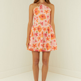 Isabella Mini Dress - Spanish Hibiscus