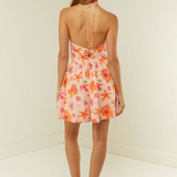 Isabella Mini Dress - Spanish Hibiscus