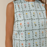 Ella Mini Dress - Calypso Tile
