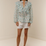 Suki Blouse - Calypso Tile