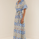 Carla Dress - Lagoona Tile