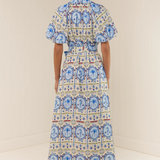 Carla Dress - Lagoona Tile
