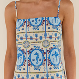 Lima Mini Dress - Lagoona Tile