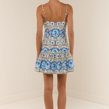 Lima Mini Dress - Lagoona Tile