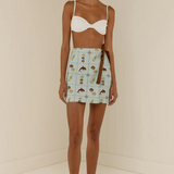 Rex Wrap Skirt - Seashell Tile