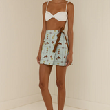 Rex Wrap Skirt - Seashell Tile