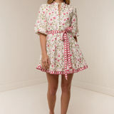 Ruba Mini Dress - Pink Petals