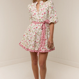Ruba Mini Dress - Pink Petals
