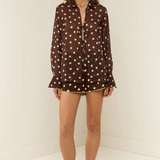Harlow Shirt - Giallo Pois