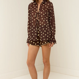 Harlow Shirt - Giallo Pois