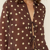 Harlow Shirt - Giallo Pois