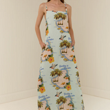 Heidi Dress - Palm Paradise