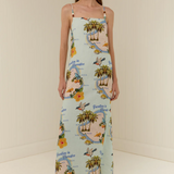Heidi Dress - Palm Paradise