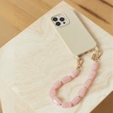 Blush Pink Phone Wristlet