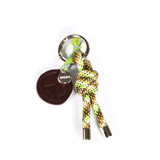 Porte-Clefs Cord Square Bag Charm - Cactus