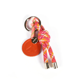 Porte-Clefs Cord Square Bag Charm - Lips