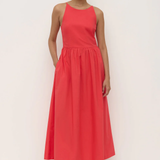 Posie Midi Dress - Chilli