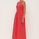 Posie Midi Dress - Chilli