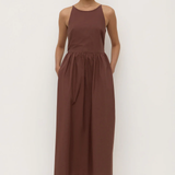 Posie Midi Dress - Espresso