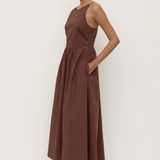 Posie Midi Dress - Espresso