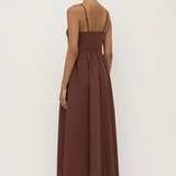 Posie Midi Dress - Espresso