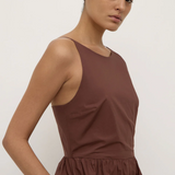 Posie Midi Dress - Espresso