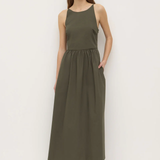 Posie Midi Dress - Moss