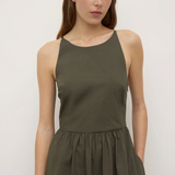 Posie Midi Dress - Moss