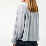 Presley Blouse - Dusty Blue