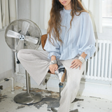 Presley Blouse - Dusty Blue