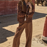Lila Zip Through Jacket - Chocolate
