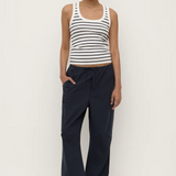 Rooney Poplin Pant - True Navy