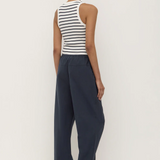 Rooney Poplin Pant - True Navy