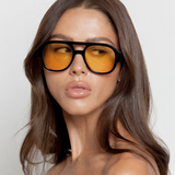 Ruby Sunglasses - Black/Lemon