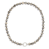 Eve Necklace - Dalmation Jasper / Silver