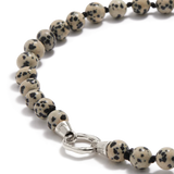 Eve Necklace - Dalmation Jasper / Silver