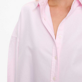 Mara Long Sleeve Shirt - Pinpoint - Candy Floss
